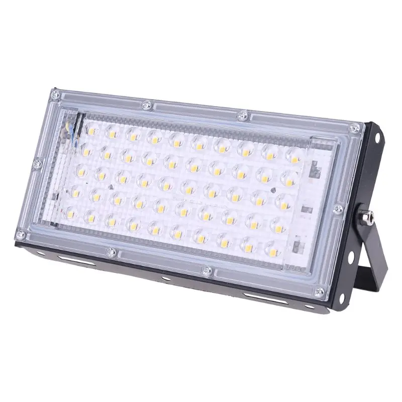 

LED Floodlight Outdoor Spotlight 50W Wall Washer Lamp Reflector IP65 Waterproof Lighting Garden RGB Flood Light AC 220V 240V