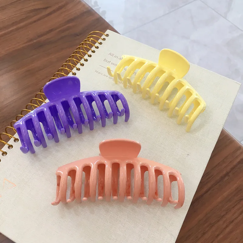 Hot Sale Solid Color Claw Clip Large Barrette Crab Hair Claws Bath Clip Ponytail Clip For Women Girls Hair Accessories Gift
Hot Sale Solid Color Claw Clip Large Barrette Crab Hair Claws Bath Clip Ponytail Clip For Women Girls Hair Accessories Gift