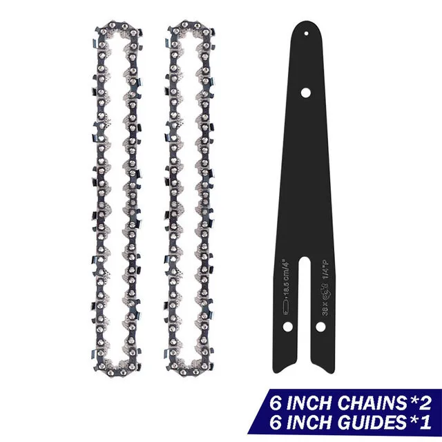 4/6Inch Chainsaw Guide Bar And Saw Chain Set Fits Electric Chain Saw Wood Cutter Air Tool Accessories
4/6Inch Chainsaw Guide Bar And Saw Chain Set Fits Electric Chain Saw Wood Cutter Air Tool Accessories