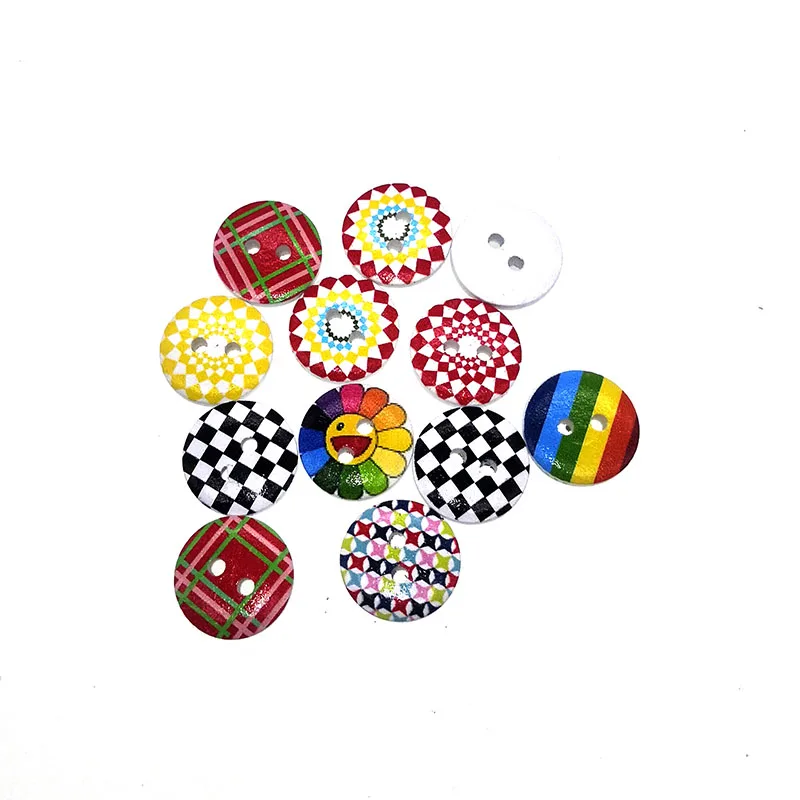 50PCs Wood Sewing Buttons Scrapbooking 2 Holes Mixed Random 15mm Dia. Costura Botones Decorate bottoni botoes B20571
50PCs Wood Sewing Buttons Scrapbooking 2 Holes Mixed Random 15mm Dia. Costura Botones Decorate bottoni botoes B20571