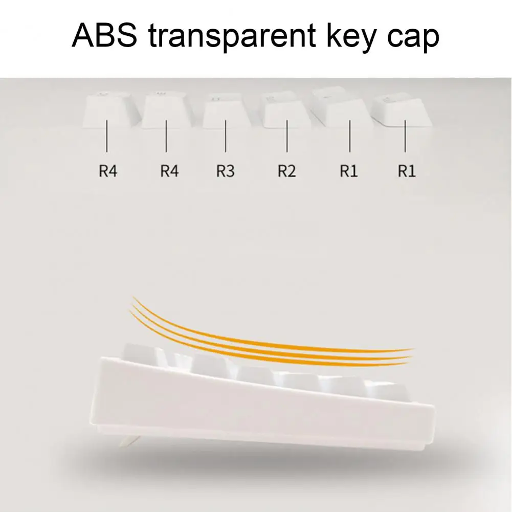 ABS Translucent Keycap Ergonomic Stepped Arc Design 106 Key Color Backlight Mechanical Keyboard Keycap Universal Dropshipping
ABS Translucent Keycap Ergonomic Stepped Arc Design 106 Key Color Backlight Mechanical Keyboard Keycap Universal Dropshipping