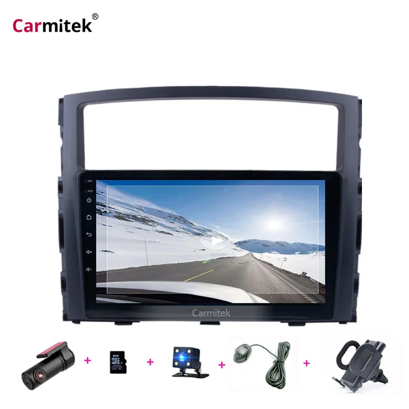 Автомагнитола Mitsubishi Pajero V93/V97 9 дюймов Android 0 dvd gps навигация 2006 2013|Автомагнитолы| |