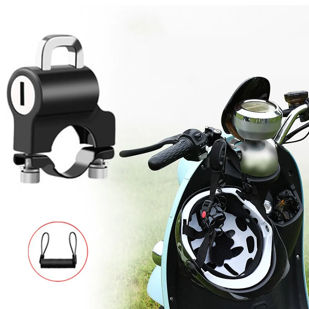 Multifunctional Motorcycle Helmet Lock Universal Bicycle Bike Electric Scooter Anti-Theft Helmet Lock For 22-24mm Handlebar Part
Multifunctional Motorcycle Helmet Lock Universal Bicycle Bike Electric Scooter Anti-Theft Helmet Lock For 22-24mm Handlebar Part