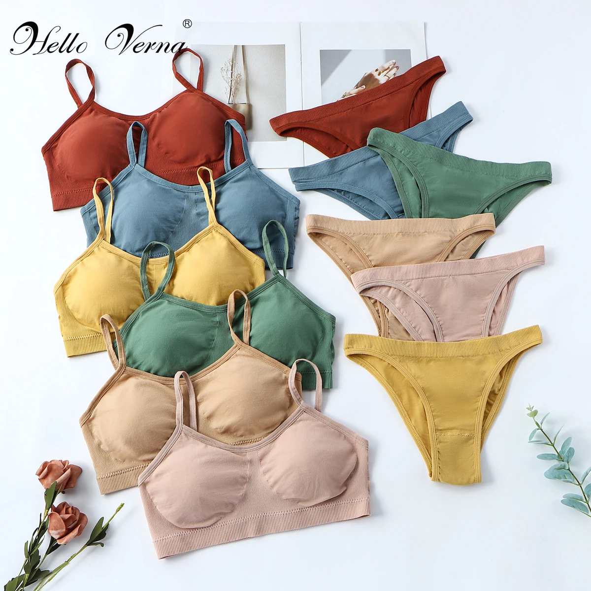Women Seamless Bra Set Sexy Panties Bralette Briefs Lingerie Brassiere Cotton Female Underwear Stretchy Tank Crop Tops Suit
Women Seamless Bra Set Sexy Panties Bralette Briefs Lingerie Brassiere Cotton Female Underwear Stretchy Tank Crop Tops Suit