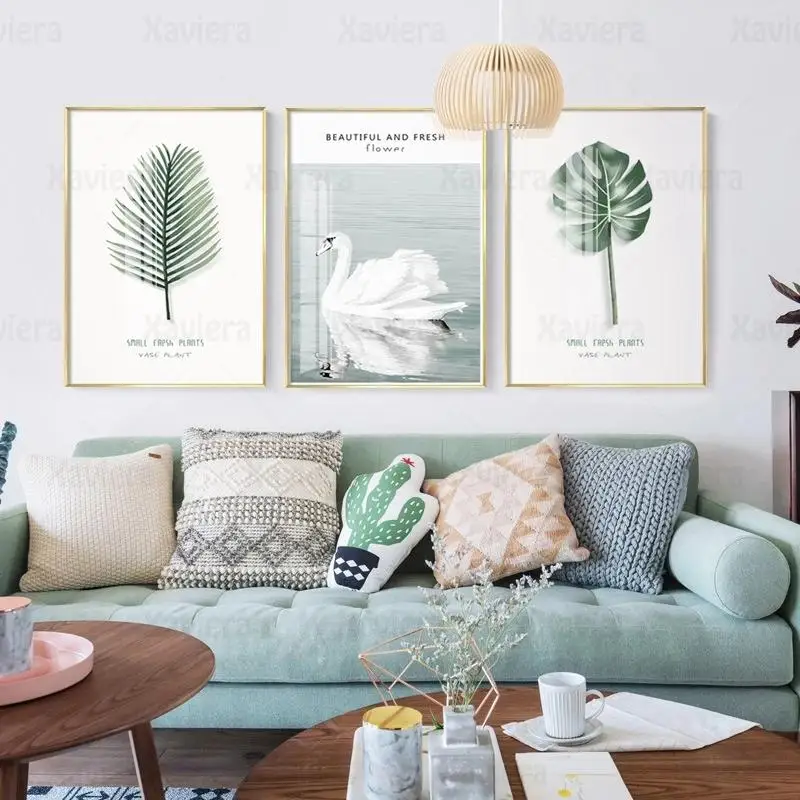Nordic Decorative Painting Green Tropical Plant White Swan Wall Picture Modern Canvas Painting Living Room Home Decor Wall Art
Nordic Decorative Painting Green Tropical Plant White Swan Wall Picture Modern Canvas Painting Living Room Home Decor Wall Art