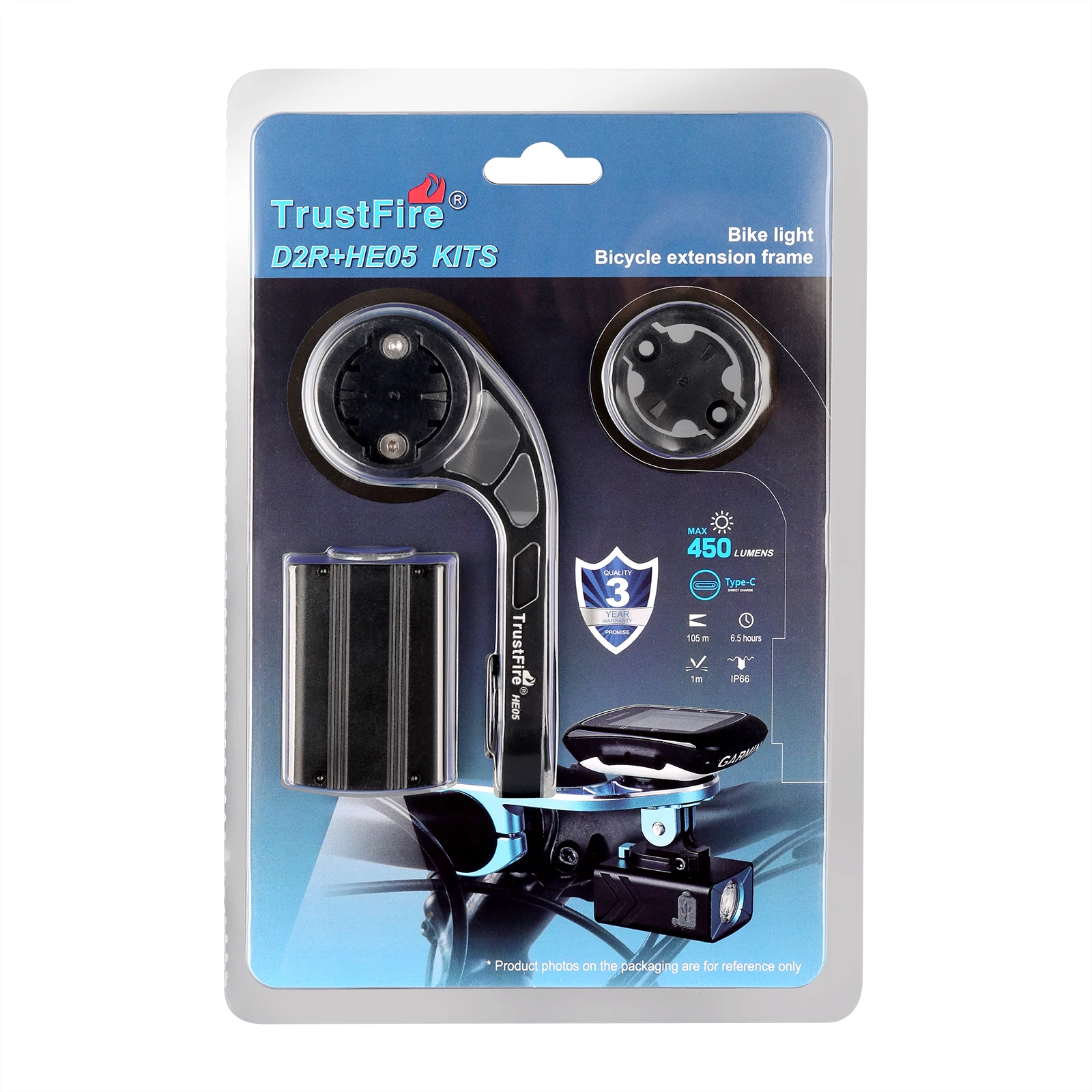 Trustfire D2R велосипедный фонарь 450 люмен
Trustfire D2R велосипедный фонарь 450 люмен