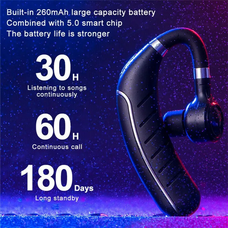 FC1 Bluetooth 5.0 Wireless Headset Single Ear Business Earphone Long Standby 6D Noise Reduction IPX4 Waterproof Sport Headphone
FC1 Bluetooth 5.0 Wireless Headset Single Ear Business Earphone Long Standby 6D Noise Reduction IPX4 Waterproof Sport Headphone