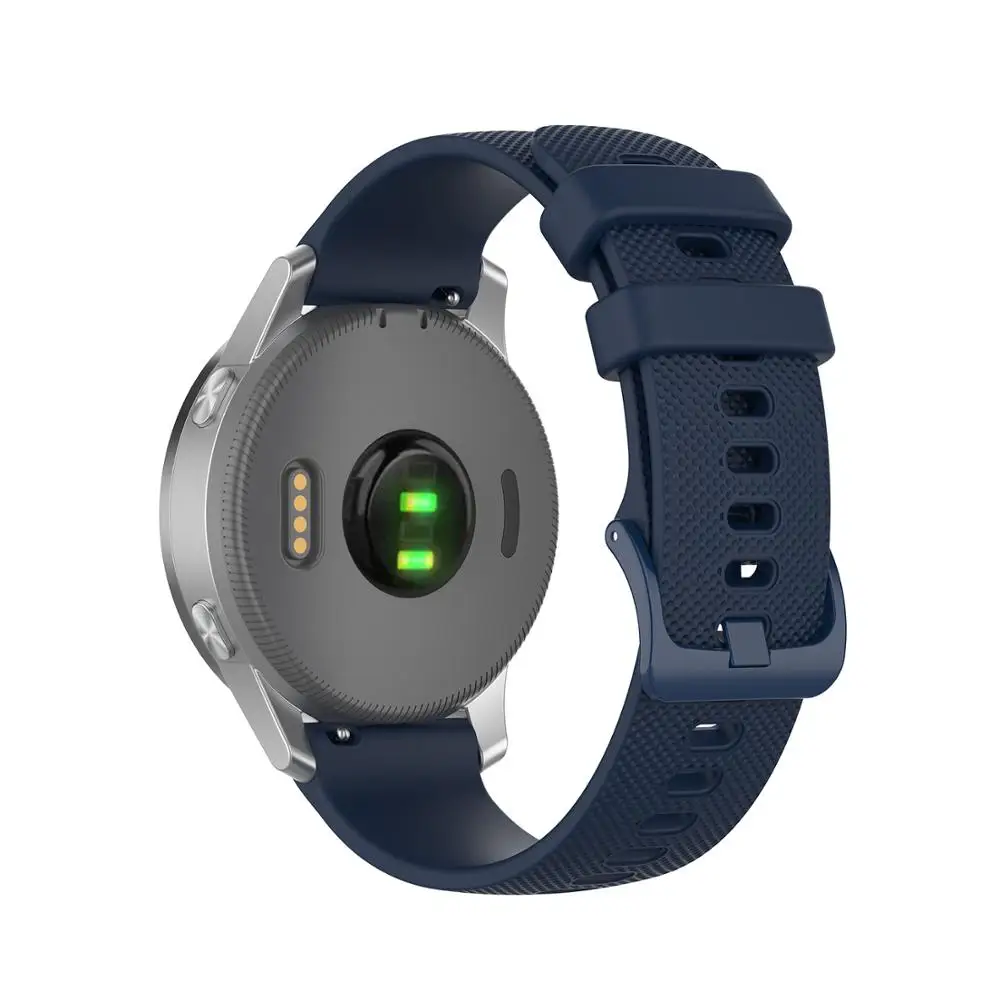 Оригинальные резинки для Garmin Forerunner 645 ремешок и Vivoactive 4/ 4s часов 18 мм/20 мм/22 мм