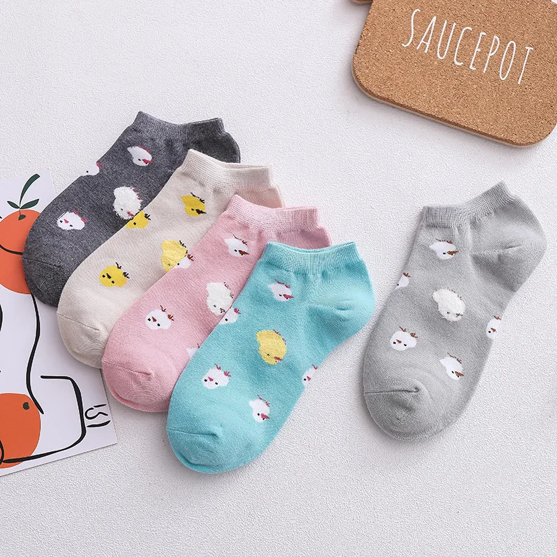 5 Pairs Funny Cute Snack Fries Hamburger Cotton Women Socks Slipper Boat Harajuku Summer Girl Gift Low Cut Kawaii Pink INS Liner
5 Pairs Funny Cute Snack Fries Hamburger Cotton Women Socks Slipper Boat Harajuku Summer Girl Gift Low Cut Kawaii Pink INS Liner