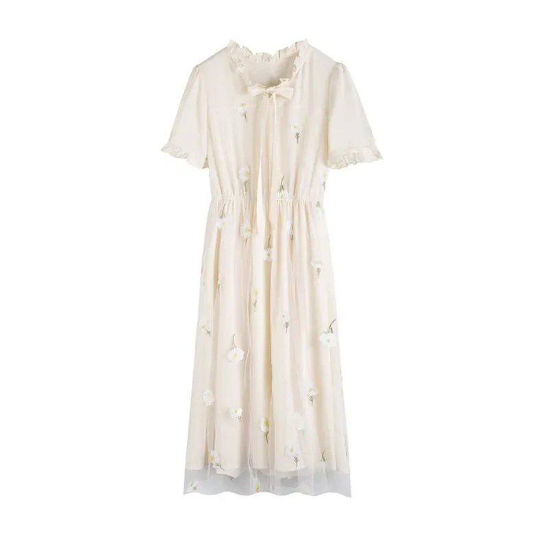 French First Love Princess Dress Female Summer New Age-reducing Super Fairy Floral Long Type A Medium Length Skirt Apricot
French First Love Princess Dress Female Summer New Age-reducing Super Fairy Floral Long Type A Medium Length Skirt Apricot