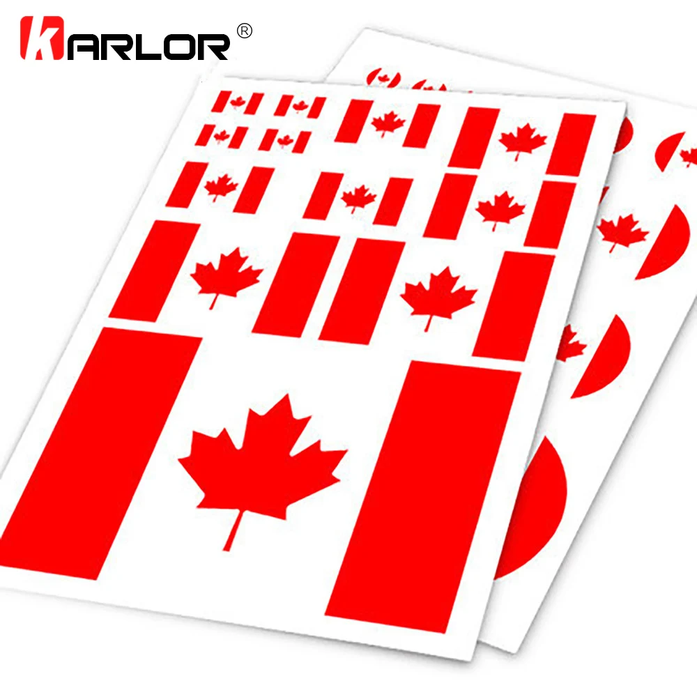 Канадский флаг Канада клен автомобиль мотоцикл логотип наклейка Набор наклеек