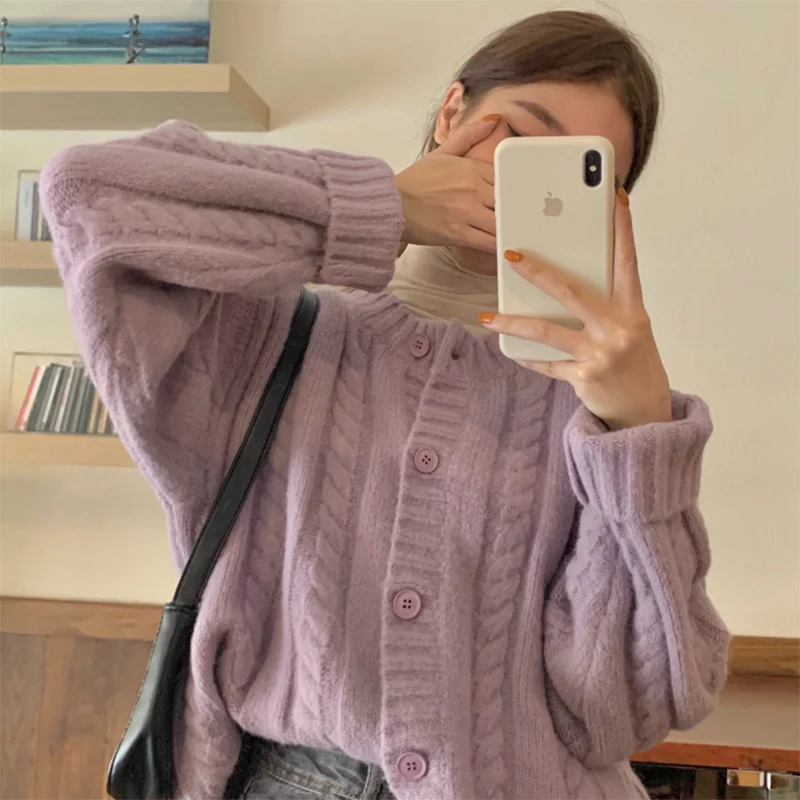 Осень 2021, зимний свитер, женские топы, вязаный пуловер, женская мягкая теплая толстая верхняя одежда
Осень 2021, зимний свитер, женские топы, вязаный пуловер, женская мягкая теплая толстая верхняя одежда