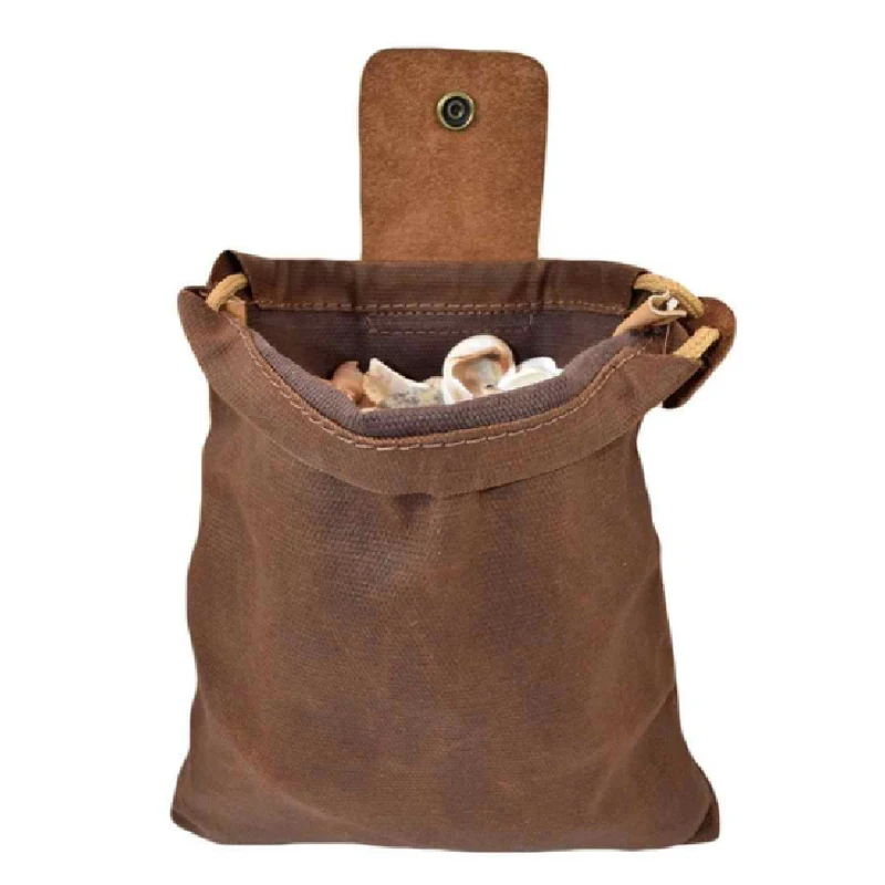 New Canvas Bushcraft Bag with Leather Cover & Buckle Foldable Heavy Duty Tool Pouch with Drawstring for Outdoors Camping
New Canvas Bushcraft Bag with Leather Cover & Buckle Foldable Heavy Duty Tool Pouch with Drawstring for Outdoors Camping