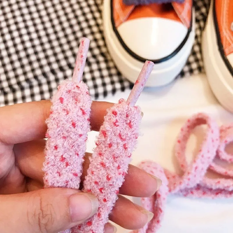 1pair Pink Plush 80/100/120/140/160cm Shoelaces Classic Retro Shoelace Flat Shoe Laces Sneaker Strings Bootlaces Accessories
1pair Pink Plush 80/100/120/140/160cm Shoelaces Classic Retro Shoelace Flat Shoe Laces Sneaker Strings Bootlaces Accessories