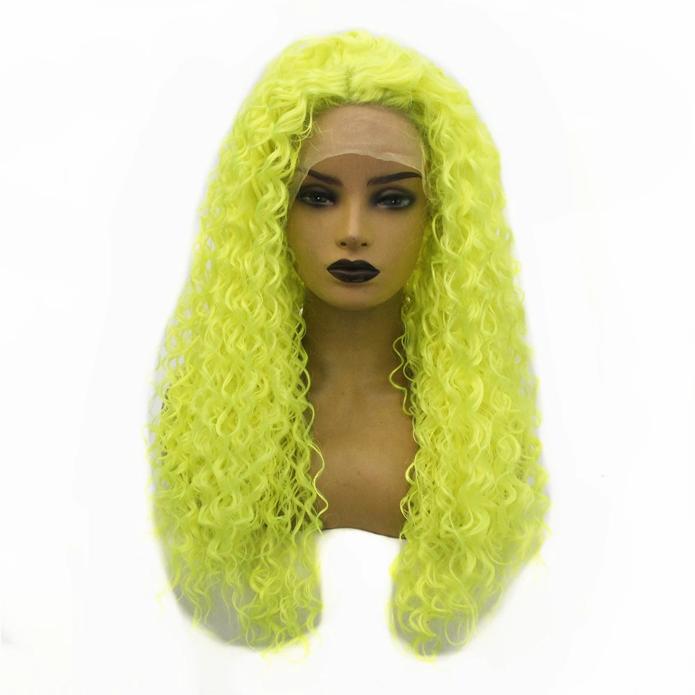 180% Density Green Long Loose Curly Synthetic Lace Front Wigs for Women Heat Resistant Fiber Cosplay Party Middle Part Wig
180% Density Green Long Loose Curly Synthetic Lace Front Wigs for Women Heat Resistant Fiber Cosplay Party Middle Part Wig