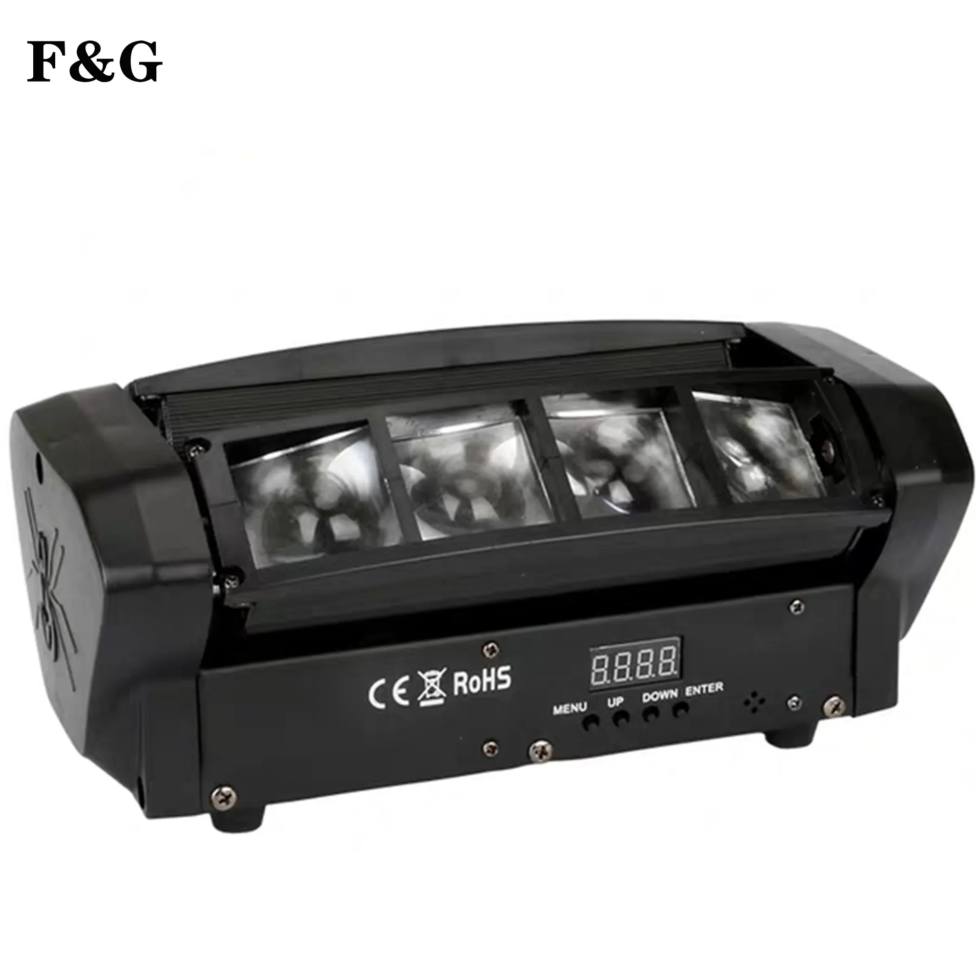 

Mini LED 8x10W RGBW Moving Head Light LED Spider Beam Stage Lighting DMX 512 Spider Light Good for DJ Nightclub Party