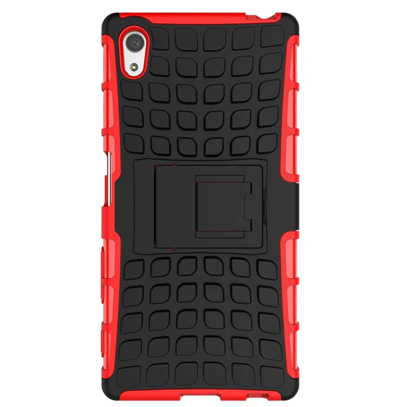 Case for Sony Xperia Z5 E6603 E6633 E6653 Heavy Duty Kickstand Shockproof soft Silicone Rubber Silicone Hybrid Armor phone Cover
Case for Sony Xperia Z5 E6603 E6633 E6653 Heavy Duty Kickstand Shockproof soft Silicone Rubber Silicone Hybrid Armor phone Cover