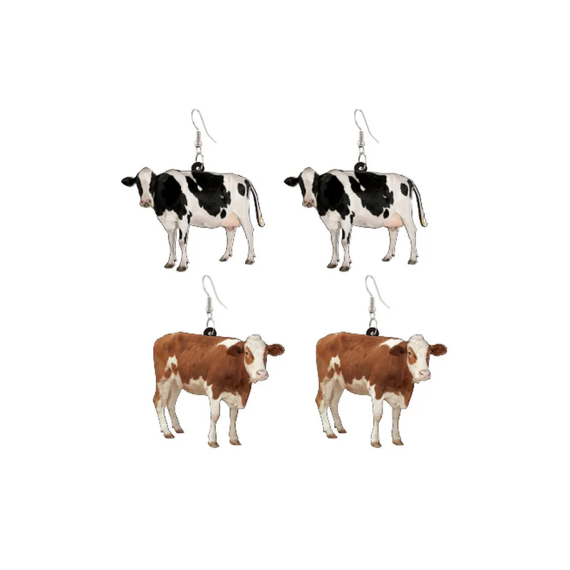 Funny Animal Earrings for Women 2021 New Trendy Acrylic Cows Dangle Earrings Funny Creative Women Jewelry Girls Accessories
Funny Animal Earrings for Women 2021 New Trendy Acrylic Cows Dangle Earrings Funny Creative Women Jewelry Girls Accessories