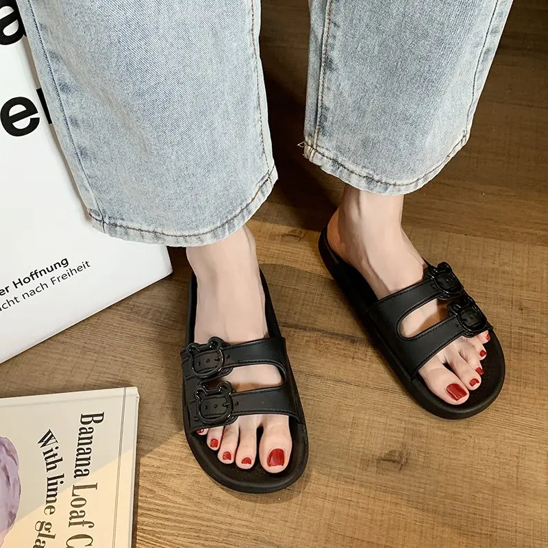 Shoes Woman 2021 Slippers Casual Pantofle PU Luxury New Flat Rome Fabric Basic Rubber Slides Fashion Flat Shoes Female PU Slippe
Shoes Woman 2021 Slippers Casual Pantofle PU Luxury New Flat Rome Fabric Basic Rubber Slides Fashion Flat Shoes Female PU Slippe