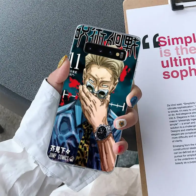 Jujutsu Kaisen Phone Case For Samsung S10 S10e S8 S9 Plus S7 Edge Note10 9 8 Soft Transparent TPU Cove
Jujutsu Kaisen Phone Case For Samsung S10 S10e S8 S9 Plus S7 Edge Note10 9 8 Soft Transparent TPU Cove