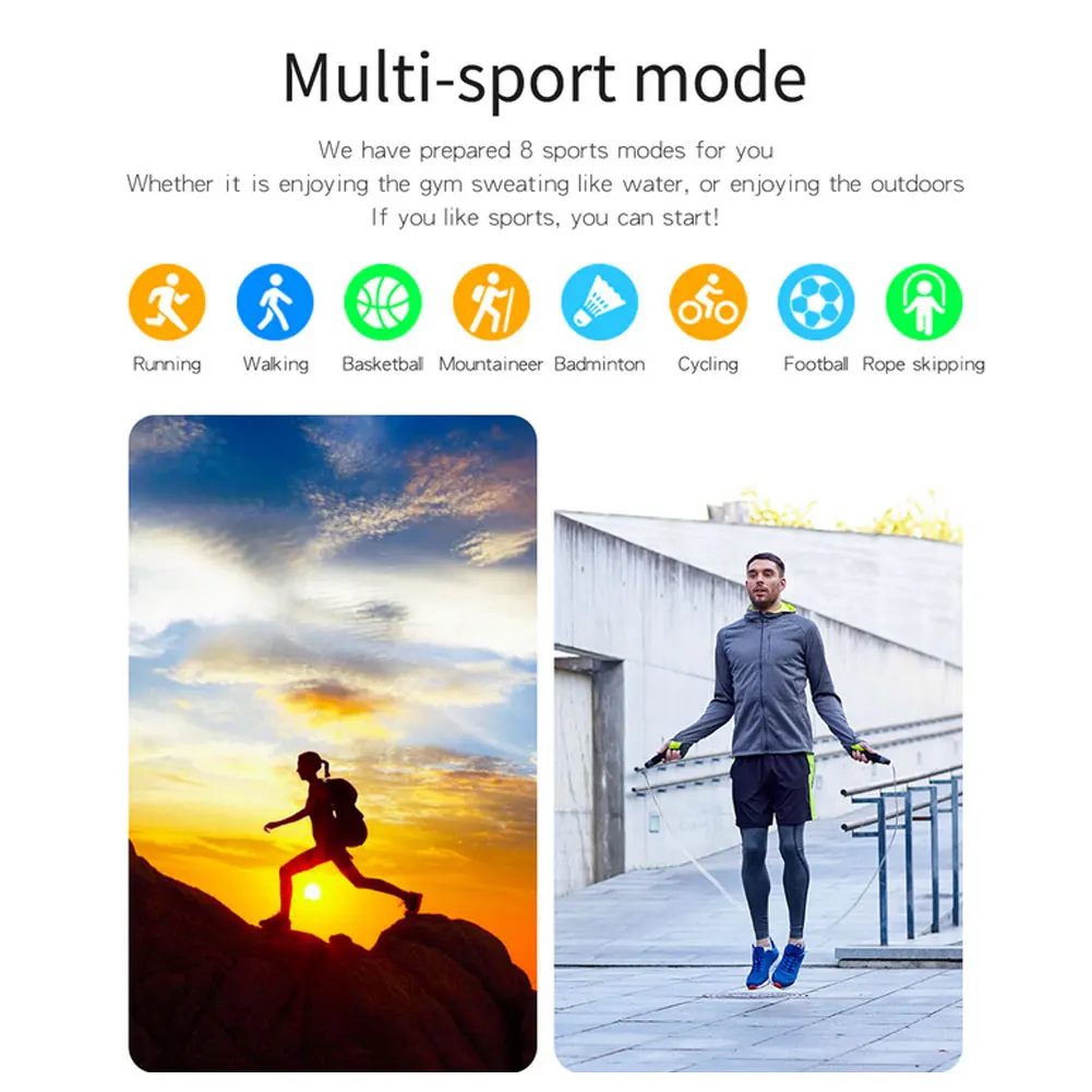 Sports Bluetooth Smart Watch Men Call Touch Screen Fitness Tracker IP67 Waterproof Heart Rate Sleep Detection For Android IOS
Sports Bluetooth Smart Watch Men Call Touch Screen Fitness Tracker IP67 Waterproof Heart Rate Sleep Detection For Android IOS