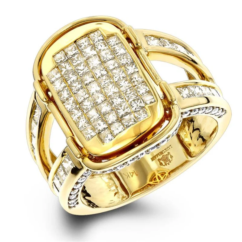 BAOSHINA Golden Fashion Creative Rectangle Inlaid White Zircon Ring For Women Wedding Party Jewelry Hand Accessories
BAOSHINA Golden Fashion Creative Rectangle Inlaid White Zircon Ring For Women Wedding Party Jewelry Hand Accessories