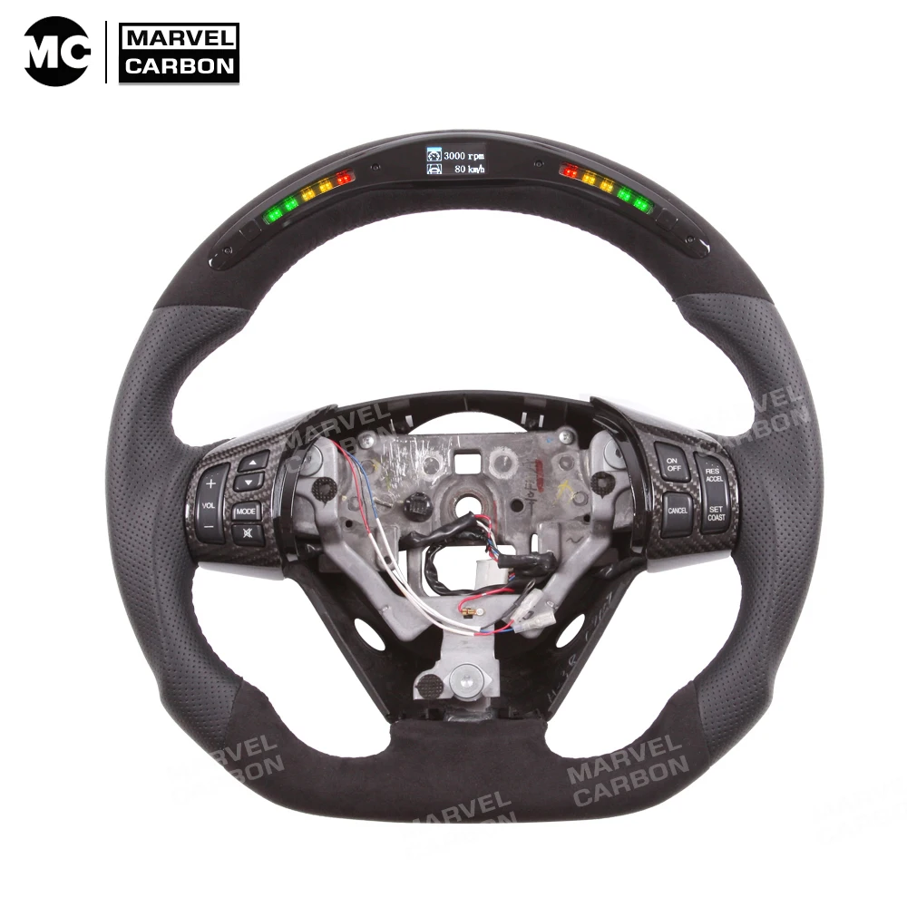 Carbon Fiber LED Steering Wheel for Mazda RX8 
Carbon Fiber LED Steering Wheel for Mazda RX8