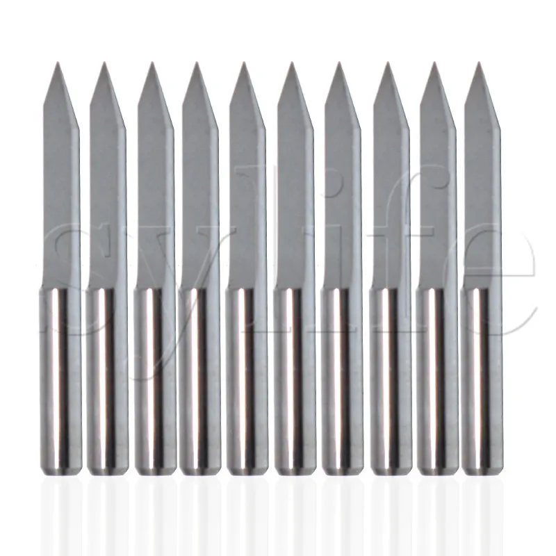 10Pcs 40Degree 0.3mm Carbide Engraving Bits CNC Router Tool for PCB Board | Инструменты