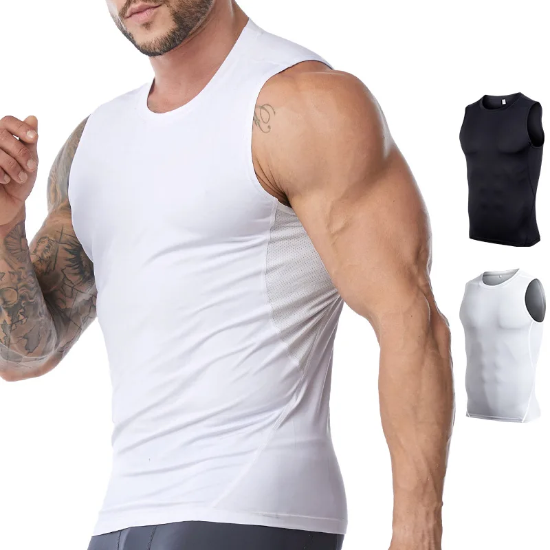Men Sleeveless Vest Summer Breathable Quick-drying Male Tight Gyms Clothes Bodybuilding Undershirt Fitness Tank Tops
Men Sleeveless Vest Summer Breathable Quick-drying Male Tight Gyms Clothes Bodybuilding Undershirt Fitness Tank Tops