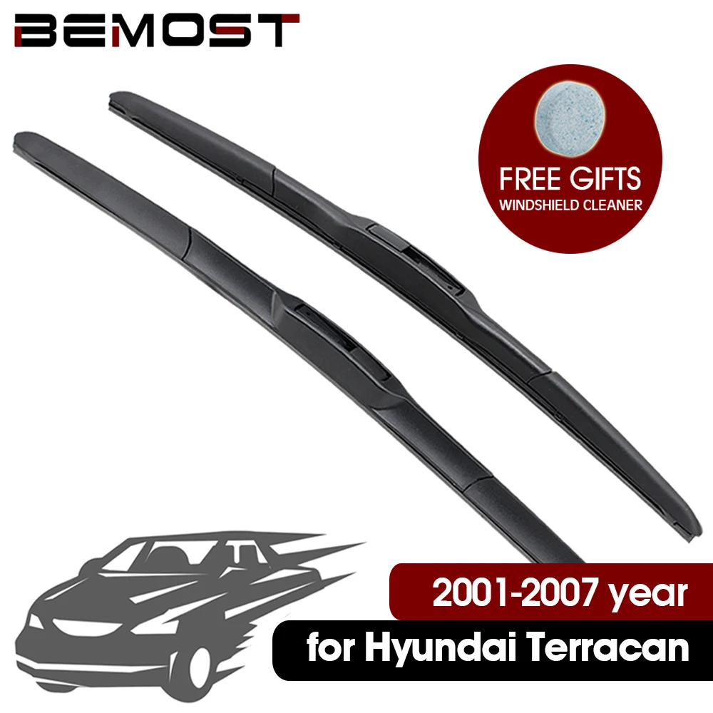 BEMOST Car Windshield Wiper Blades For Hyundai Terracan 22"+20",Model Year 2001 2002 2003 2004 2005 2006 2007 Fit U Hook Arm
BEMOST Car Windshield Wiper Blades For Hyundai Terracan 22"+20",Model Year 2001 2002 2003 2004 2005 2006 2007 Fit U Hook Arm