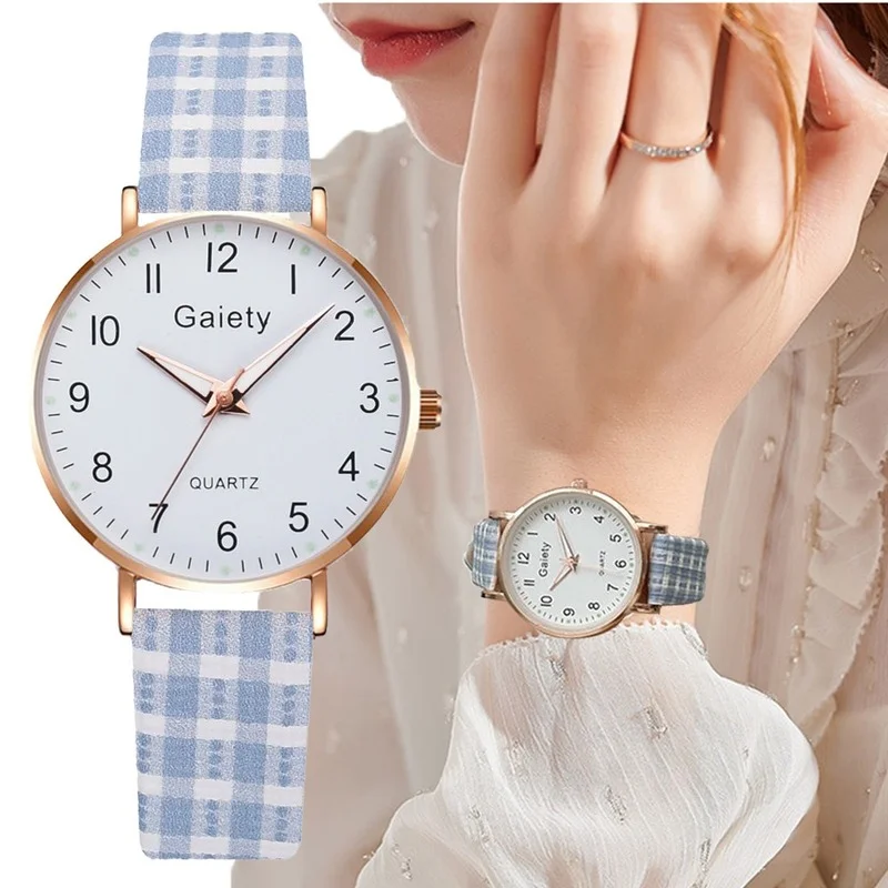 

Женские модные синие кварцевые наручные часы с кожаным ремешком, новинка 2021, брендовые простые женские часы с цифрами и циферблатом, Montre Femme