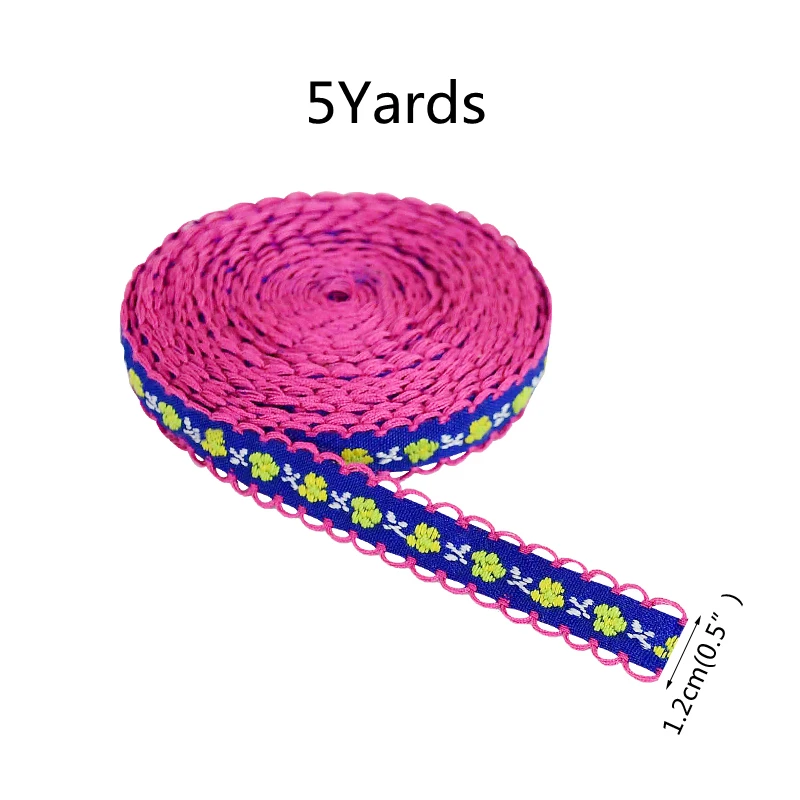 5Yards 12mm Ethnic Style Embroidery Lace Ribbon Handmade DIY Sreing Fabric Material Clothing Dress Belt Lace Trim Accessories 7z
5Yards 12mm Ethnic Style Embroidery Lace Ribbon Handmade DIY Sreing Fabric Material Clothing Dress Belt Lace Trim Accessories 7z