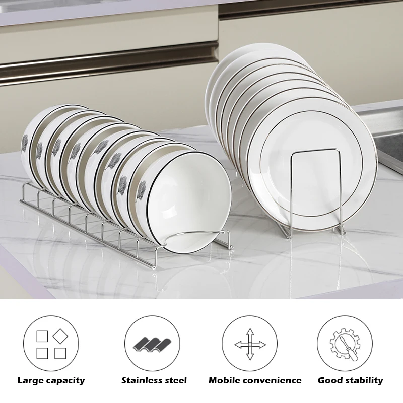 Kitchen Lid Organizer Dish Bowl Cooling Rack Plate Stainless Steel Storage Drying Rack Pantry Holder for Plates Cutting Board
Kitchen Lid Organizer Dish Bowl Cooling Rack Plate Stainless Steel Storage Drying Rack Pantry Holder for Plates Cutting Board