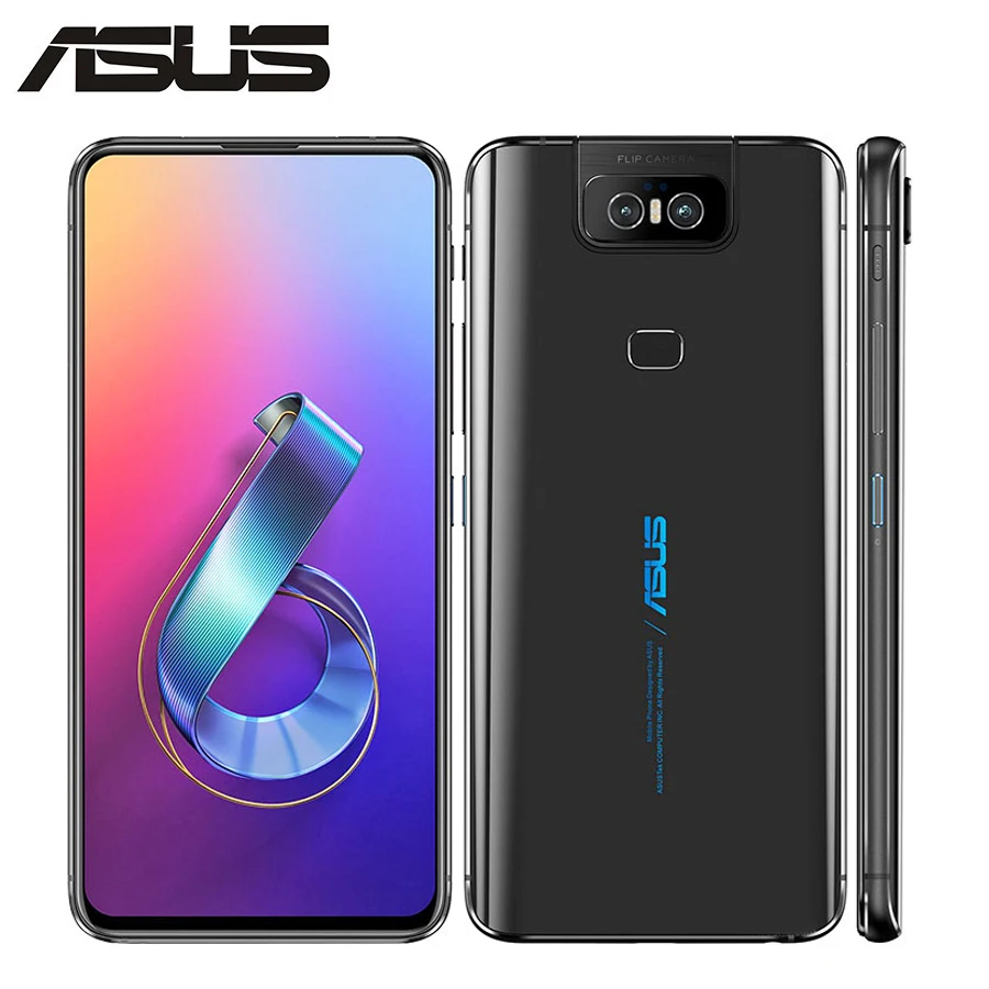 Мобильный телефон Asus Zenfone 6 ZS630KL 8 ГБ 256 128 4 дюйма Восьмиядерный процессор Snapdragon 855 48
