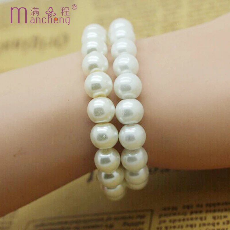 Hot fine quality 8MM 25 bead white pearl beads bracelet bangle classic Rope chain strand 8MM pearl bracelet Women
Hot fine quality 8MM 25 bead white pearl beads bracelet bangle classic Rope chain strand 8MM pearl bracelet Women