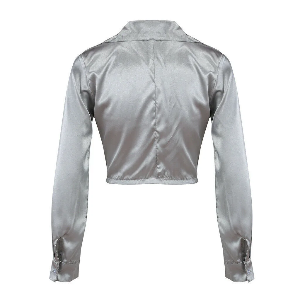 2019 New Fashion Women Girl Sexy Slim Clubwear Shirt Casual Beach Button Long Sleeve Clothes Top Blouse
2019 New Fashion Women Girl Sexy Slim Clubwear Shirt Casual Beach Button Long Sleeve Clothes Top Blouse