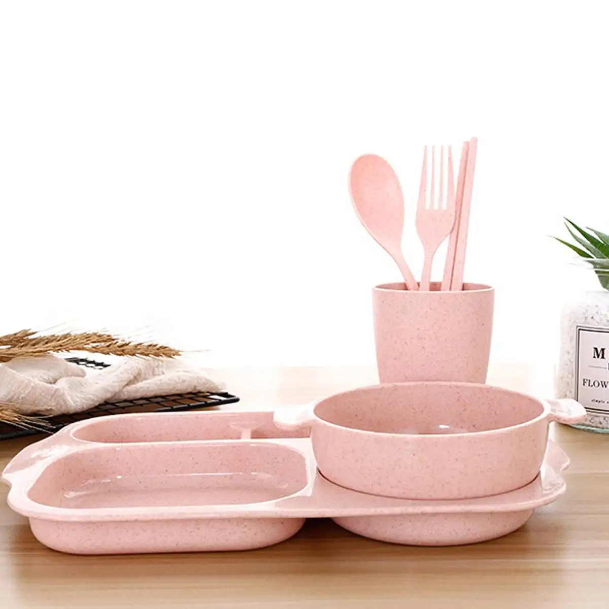 6PCS Baby Dinner Plate Feeding Bowl Set Baby Dishes Wheat Straw Children cartoon Tableware Set
6PCS Baby Dinner Plate Feeding Bowl Set Baby Dishes Wheat Straw Children cartoon Tableware Set