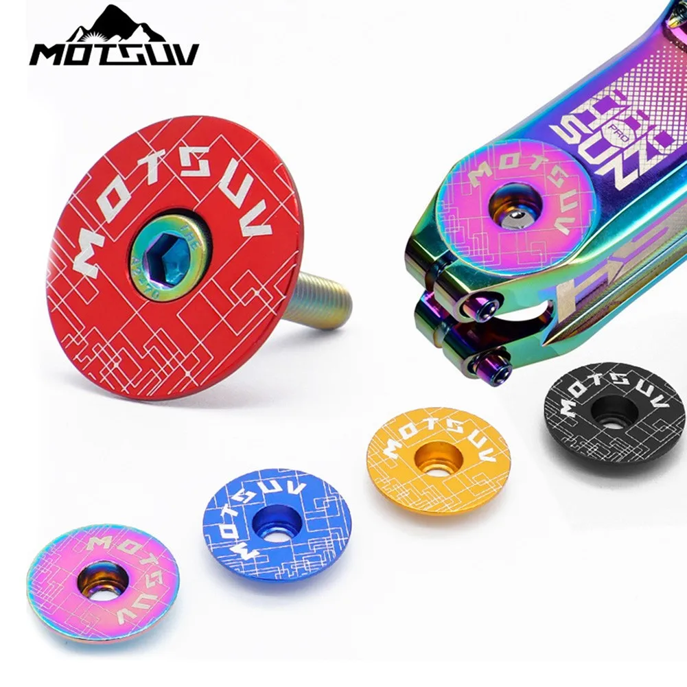 MOTSUV Bicycle Headset Cover Aluminum Alloy Stem Cover For Mountain Bike Head 31.8mm Bowl Cover Cycling Stem Top Cap Accessories
MOTSUV Bicycle Headset Cover Aluminum Alloy Stem Cover For Mountain Bike Head 31.8mm Bowl Cover Cycling Stem Top Cap Accessories