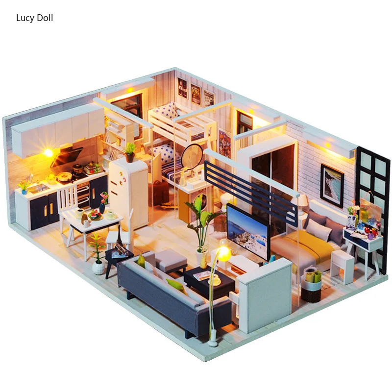 Handmade Doll House Furniture Miniatura Diy Doll Houses Miniature Dollhouse Wooden Toys For Children Grownups Birthday Gift
Handmade Doll House Furniture Miniatura Diy Doll Houses Miniature Dollhouse Wooden Toys For Children Grownups Birthday Gift