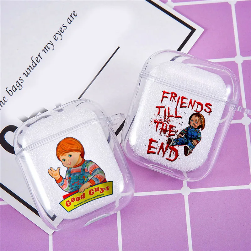 Earphone Case For Airpods 2 1 Cartoon Chucky Good Guys Wireless Bluetooth Soft Headphones Cover Silicone Clear Funny Coque
Earphone Case For Airpods 2 1 Cartoon Chucky Good Guys Wireless Bluetooth Soft Headphones Cover Silicone Clear Funny Coque