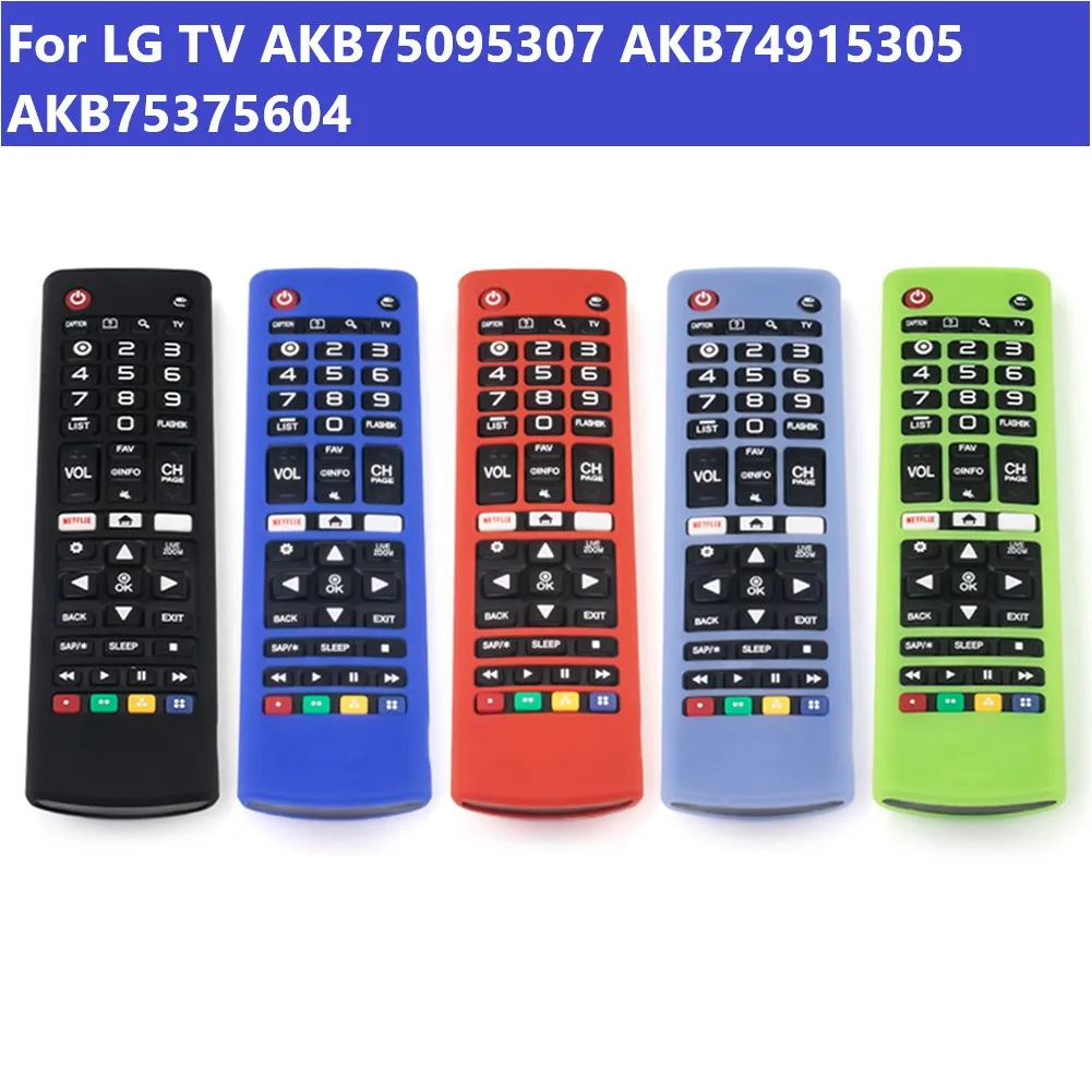 Silicone Remote Controller Cases Shockproof Protective Covers For LG TV AKB75095307 AKB74915305 AKB75375604 Remote Controller
Silicone Remote Controller Cases Shockproof Protective Covers For LG TV AKB75095307 AKB74915305 AKB75375604 Remote Controller