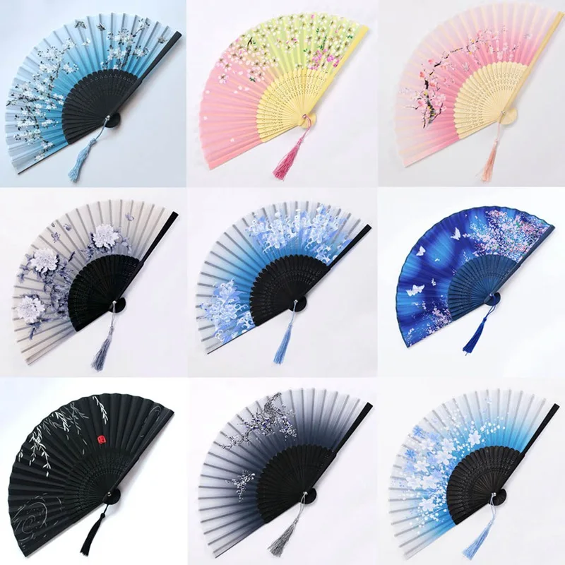 Japnese Style Summer Vintage Bamboo Folding Hand Held Cherry blossoms Fan Chinese Dance Party Pocket Gifts Wedding Colorful Fan
Japnese Style Summer Vintage Bamboo Folding Hand Held Cherry blossoms Fan Chinese Dance Party Pocket Gifts Wedding Colorful Fan