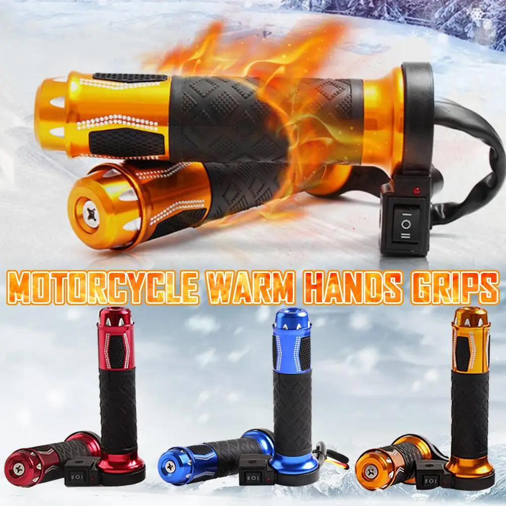 Motorcycle Electric Heating Handgrip For Scooter Modification Adjustable Winter Warm Handlebar With 2 Gears
Motorcycle Electric Heating Handgrip For Scooter Modification Adjustable Winter Warm Handlebar With 2 Gears