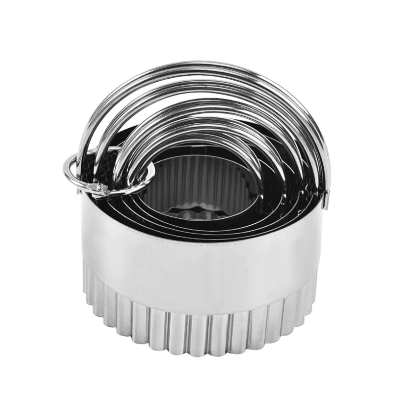 N1HA 3 Sets Stainless Steel Sugar Biscuit Mold Cookie Cutter with Handle Wave Round Rectangle Mould Decorating Baking Tools
N1HA 3 Sets Stainless Steel Sugar Biscuit Mold Cookie Cutter with Handle Wave Round Rectangle Mould Decorating Baking Tools