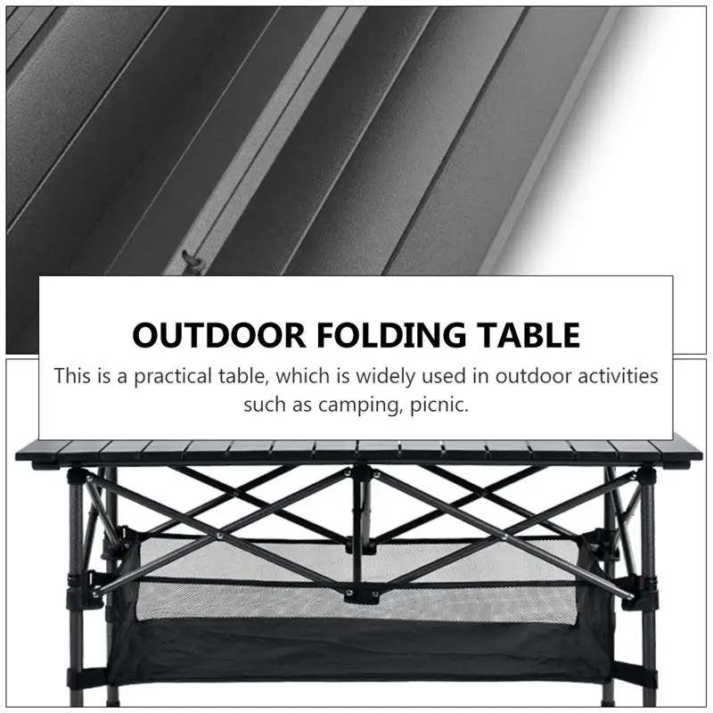1Pc Portable Picnic Barbecue Camping Folding Table Outdoor Foldable Table Black
1Pc Portable Picnic Barbecue Camping Folding Table Outdoor Foldable Table Black
