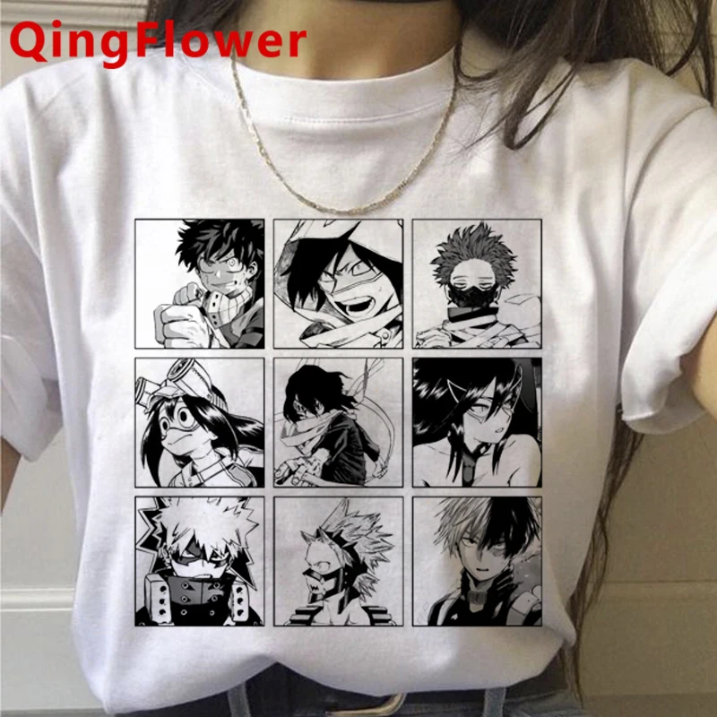 Мой герой Академии Bakugou Boku без герой летняя одежда Топ для девочек женские белая футболка размера плюс, одежда, футболка, kawaii 
Мой герой Академии Bakugou Boku без герой летняя одежда Топ для девочек женские белая футболка размера плюс, одежда, футболка, kawaii