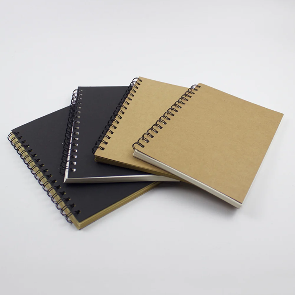 Vintage Kraft Paper A5 Size Spiral Sketchbook Journal Planner Diary Notebook for Students Office Writing Drawing (Black Cover/ K
Vintage Kraft Paper A5 Size Spiral Sketchbook Journal Planner Diary Notebook for Students Office Writing Drawing (Black Cover/ K