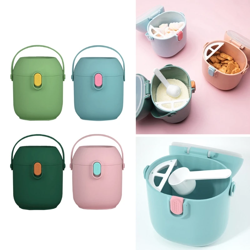 Baby Milk Powder Container Box Airtight Food Grade Storage Cereal Toddle Snack Containers Spoon for Feeding Accessories 
Baby Milk Powder Container Box Airtight Food Grade Storage Cereal Toddle Snack Containers Spoon for Feeding Accessories
