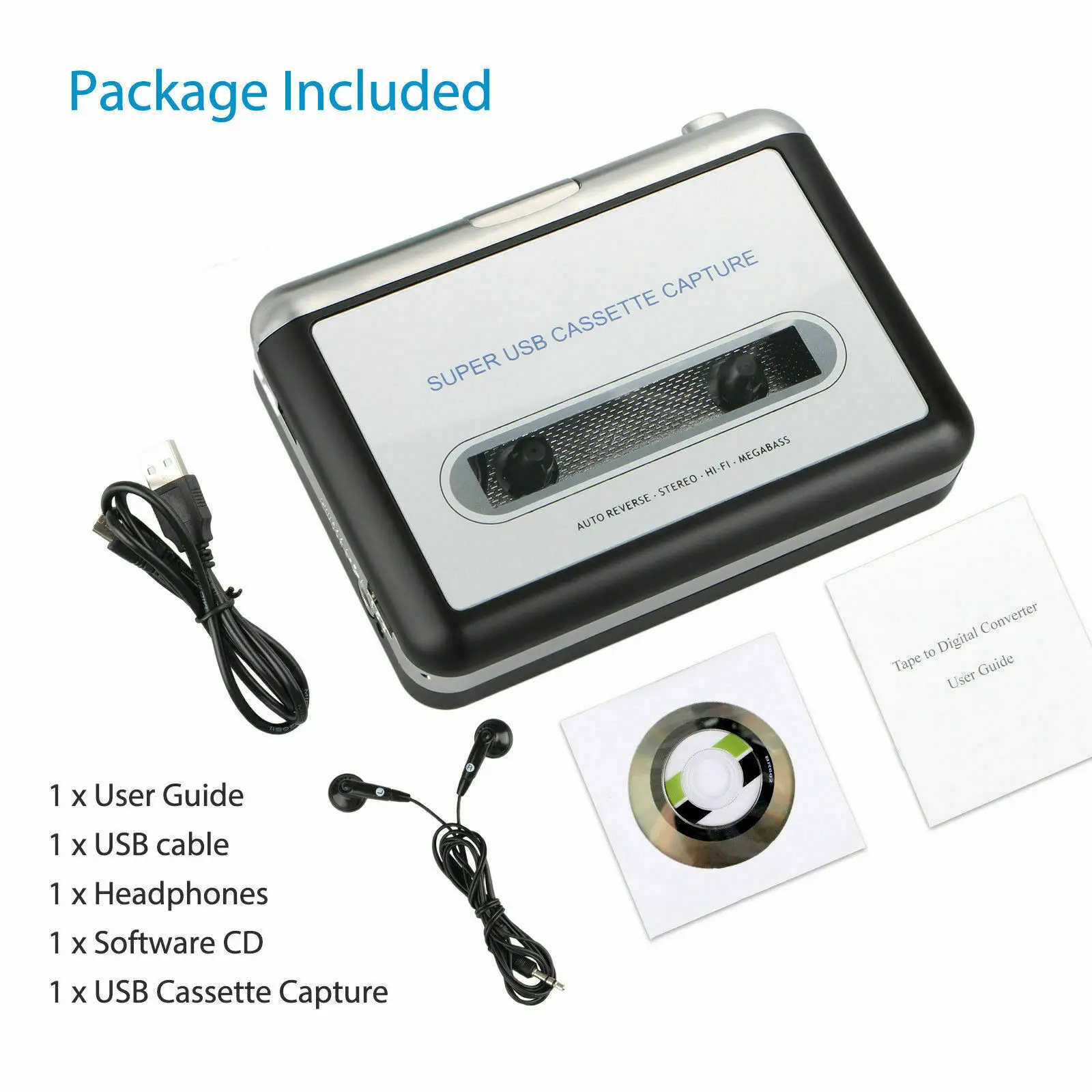 Digital Audio Music Player For Pc Usb Cassette Converts Tape To Mp3 Cd File Converter Capture Rechargable Cassette Recorders
Digital Audio Music Player For Pc Usb Cassette Converts Tape To Mp3 Cd File Converter Capture Rechargable Cassette Recorders