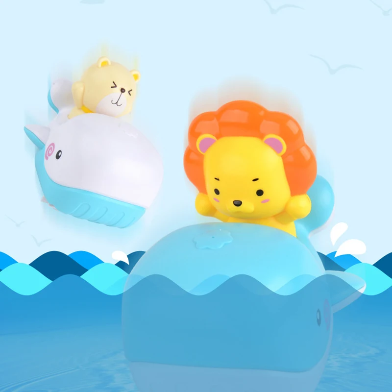 Cartoon Ocean Animal Bath Toy Amphibious Windup Water Spray Toys for Baby Toddlers YH-17
Cartoon Ocean Animal Bath Toy Amphibious Windup Water Spray Toys for Baby Toddlers YH-17